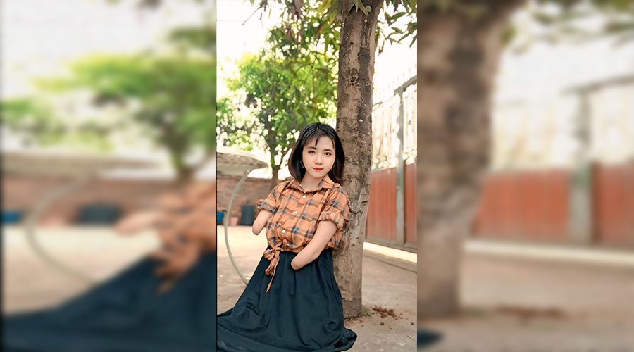 မွေးရာပါ ခြေလက်မပါသော်လည်း ဘဝကိုအရှုံးမပေးတဲ့ လားဟူမလေး 