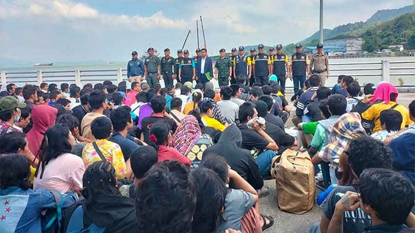 ထိုင်းနိုင်ငံမှ နေရပ်ပြန်ပို့ခံရပြီး စစ်သားစုဆောင်းခံရသူများတွင်  အမျိုးသမီးများ ပါဝင်လာ