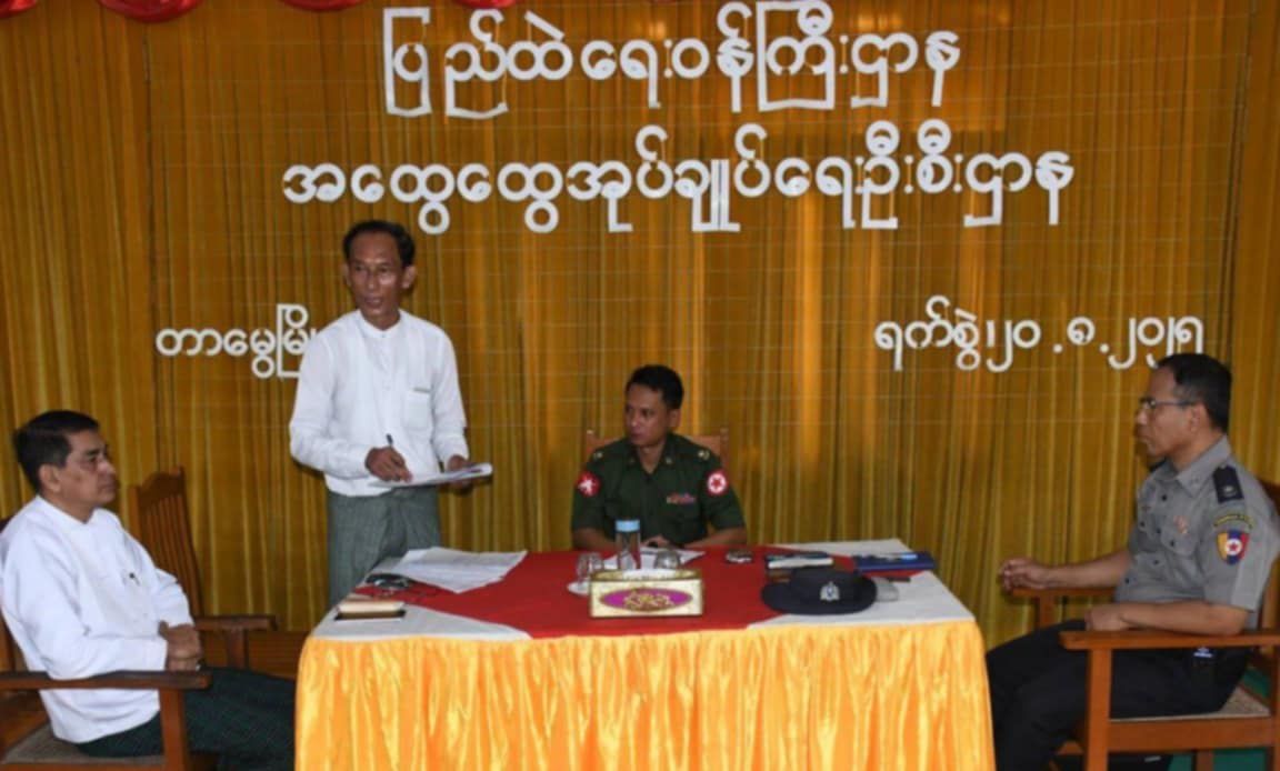 ရန်ကုန်တွင် ရွေးကောက်ပွဲဆိုင်ရာ ကိစ္စများကို စစ်တပ်က စီမံခန့်ခွဲနေ