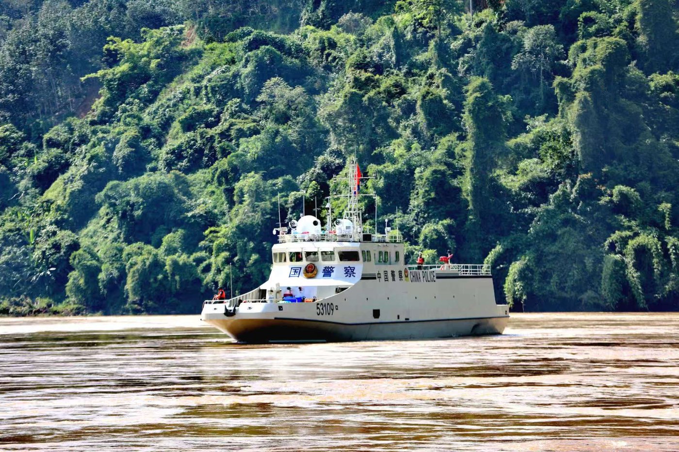 မဲခေါင်မြစ်အတွင်း တရုတ်၊ လာအို၊ မြန်မာ၊ ထိုင်း ၄ နိုင်ငံ ပူးပေါင်းကင်းလှည့်