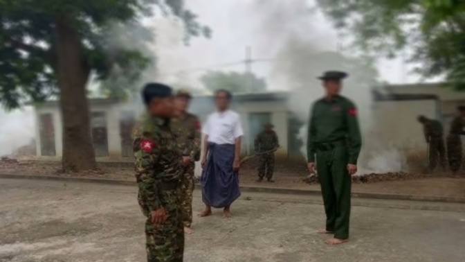 ရေကြည်အ​ခြေစိုက် အမြောက်တပ်က တပ်အရာရှိအချို့ကို စစ်ဆေးနေ 