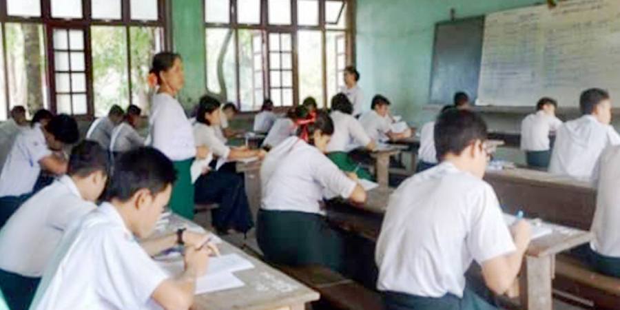 AA ထိန်းချုပ်မြို့နယ်များက ၁၂ တန်းကျောင်းသားများ စားမေးပွဲမဖြေရသေး