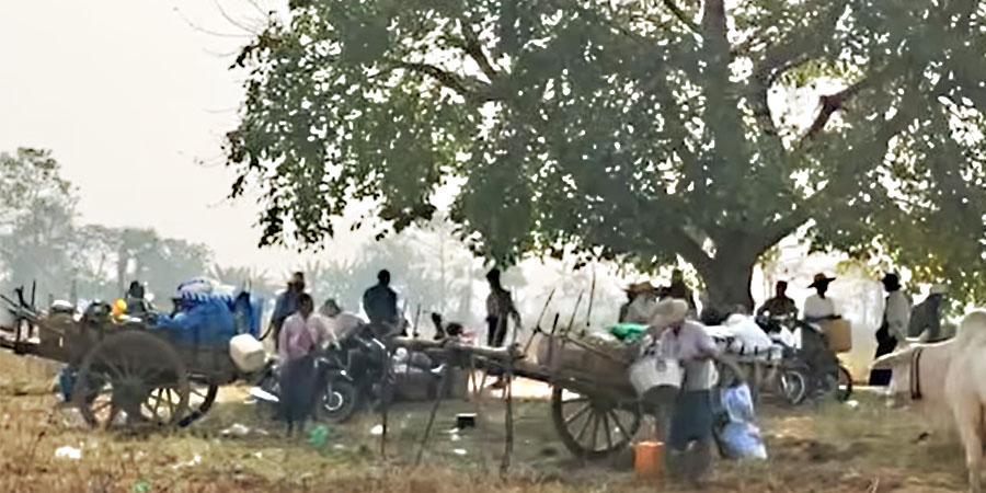 ပုလဲမြို့နယ်က စစ်ရှောင်ပြည်သူ ၂၀,၀၀၀ နီးပါး စားနပ်ရိက္ခာ အခက်ကြုံနေ