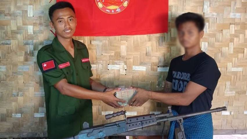 ချောက်မြို့နယ်တွင် ပျူစောထီး ၁ ဦး လက်နက်ဖြင့် အလင်းဝင်
