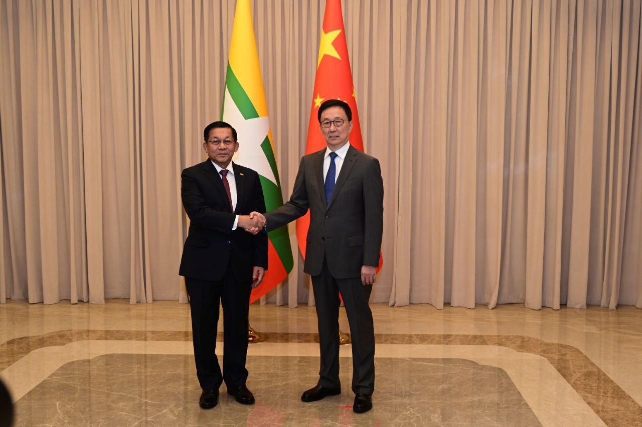 တရုတ်ခရီးစဉ်အတွင်း ရွေးကောက်ပွဲအတွက် အာမခံချက်ရခဲ့ဟု စစ်ကောင်စီပြော