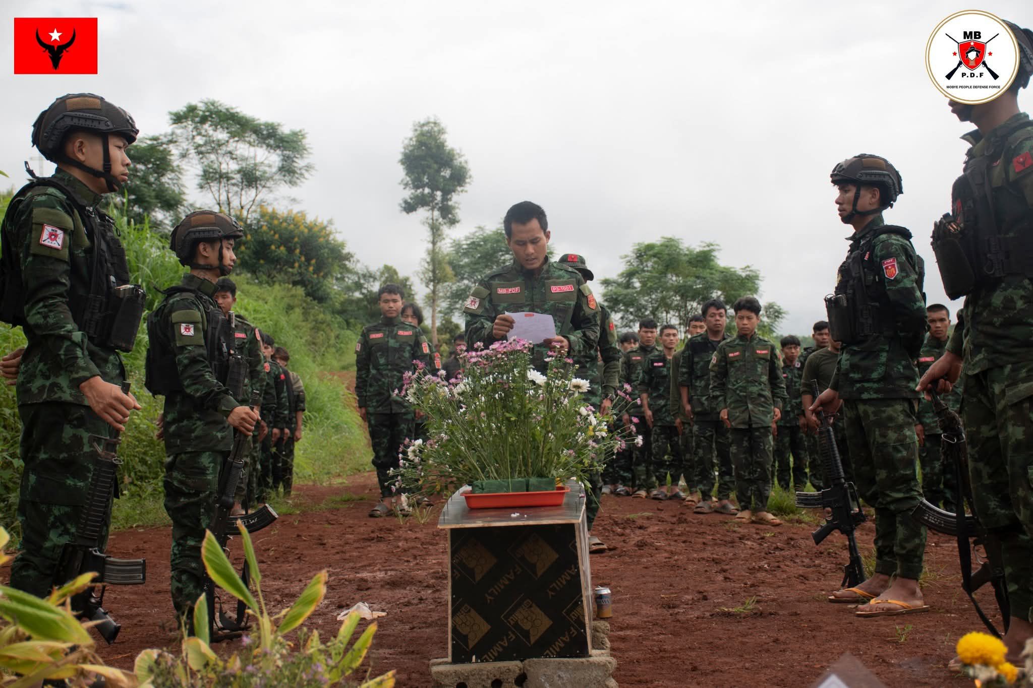 မိုးဗြဲတိုက်ပွဲတွင် Mobye PDF ကျွဲချိုတပ်ခွဲက ရဲဘော် ၁ ဦးကျဆုံး