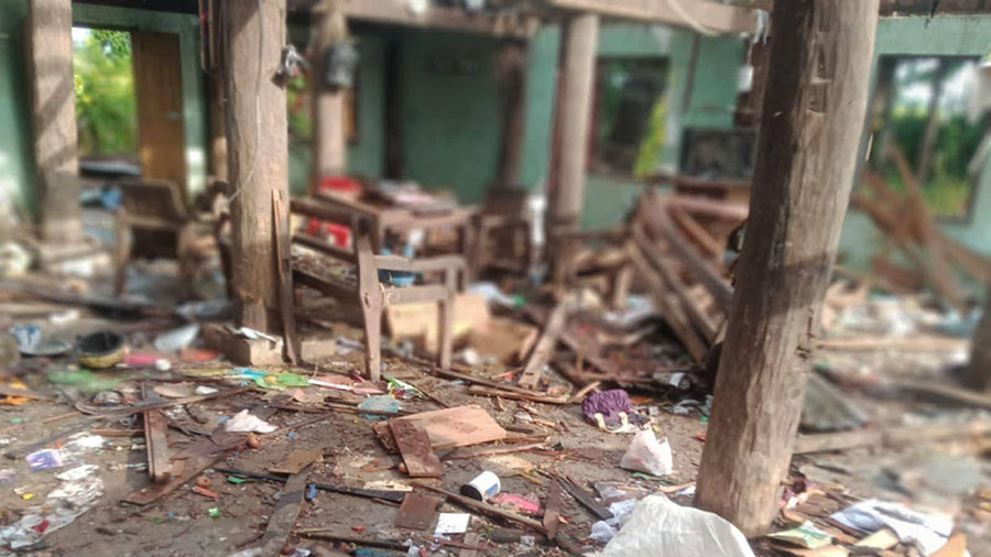 လက်ပံတန်းမြို့နယ်ကို စစ်တပ်က ဒရုန်းဖြင့်ဗုံးကြဲ၊ ပြည်သူ ၁ ဦးသေဆုံး