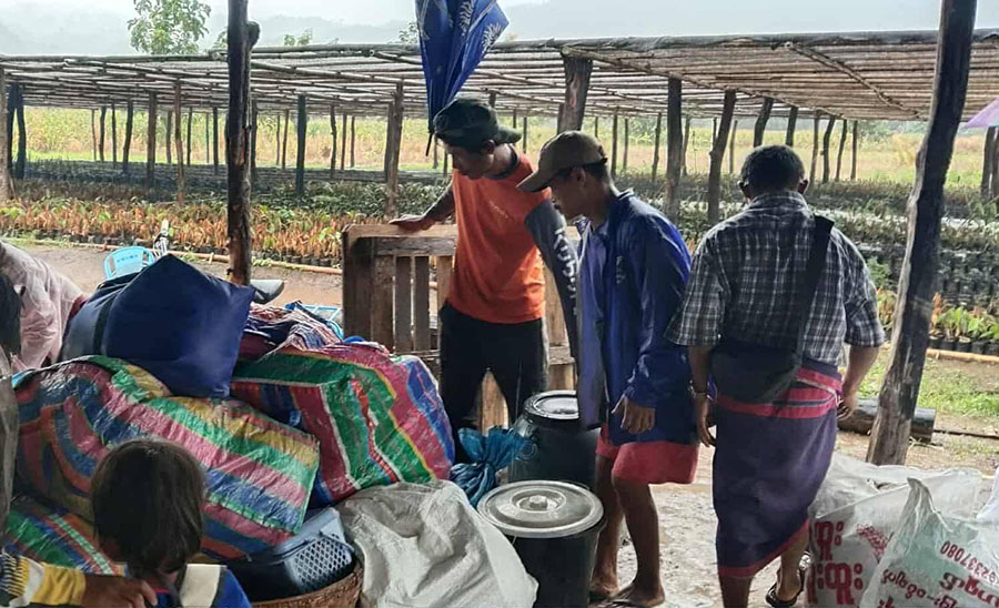 လေးကေ့ကော်မြို့သစ်နှင့် ရသေ့ဂူကျေးရွာကို စစ်တပ်က ဗုံးကြဲ
