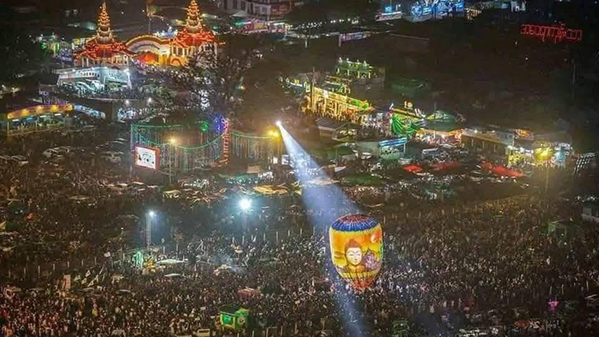 တောင်ကြီးတန်ဆောင်တိုင် မီးပုံးပျံပွဲကို ၈ ရက်ကြာ ကျင်းပမည်