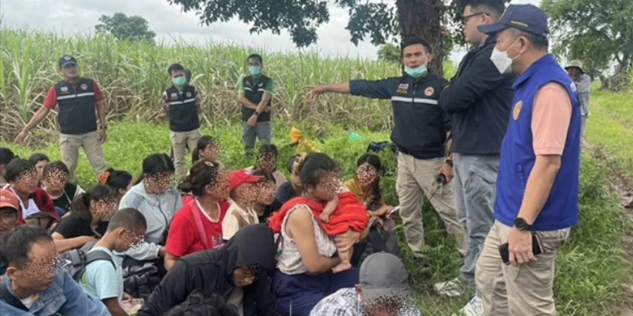 ထိုင်းကြံခင်းတခုတွင် ပွဲစားက ထားရစ်ခဲ့သည့် တရားမဝင်မြန်မာ ၅၆ ဦး ဖမ်းဆီးခံရ
