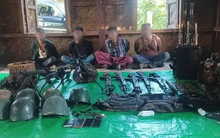 ယင်းမာပင်ခရိုင်တွင်းတိုက်ပွဲများတွင် စစ်တပ်ဘက်က အများအပြားသေ၊ သုံ့ပန်း ၄ ဦး ဖမ်းမိ