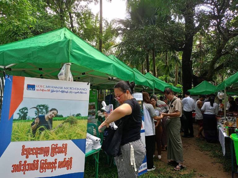 အော်ဂဲနစ်ထုတ်ကုန် သီးသန့်ရောင်းသည့် စနေ၊ တနင်္ဂနွေဈေး ပြန်လည်ဖွင့်လှစ်