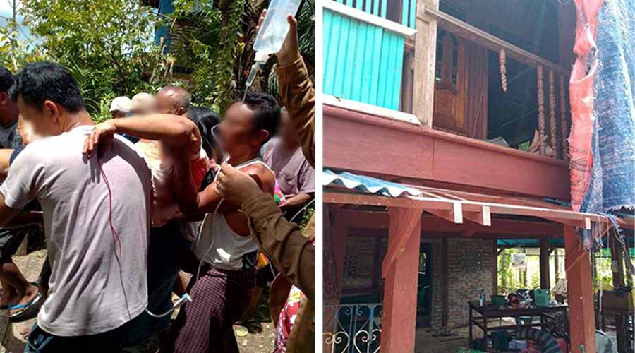 ထားဝယ်ခရိုင်အနှံ့အပြား စစ်တပ်က လေကြောင်း ဗုံးကြဲတိုက်ခိုက်