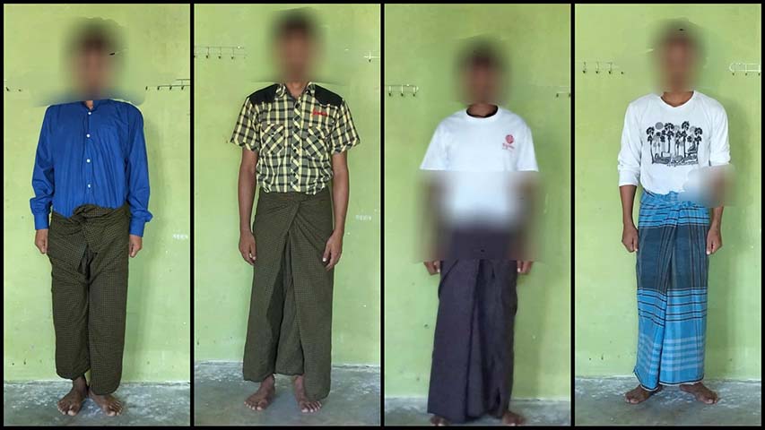 ငဖဲမြို့နယ် ကပစ ၁၄ က တပ်သားသစ် ၄ ဦး အလင်းဝင်