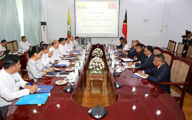 NUG အား ထောက်ခံခြင်းမပြုလုပ်ရန်  အရှေ့တီမောကို စစ်ကောင်စီ တောင်းဆို