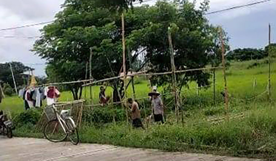 ရန်ကုန်မြို့တော်ခန်းမရှေ့ လယ်သမားများ ဆန္ဒပြခွင့်မရ
