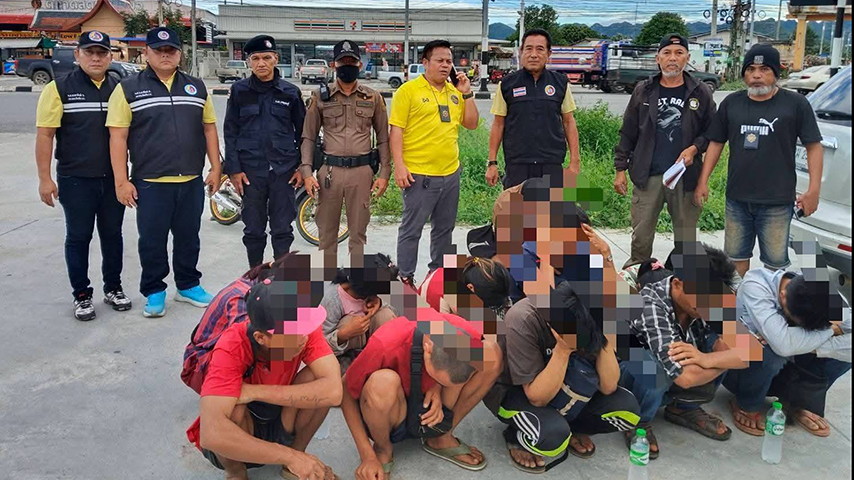 ကန်ကျနပူရီတွင် တရားမဝင်မြန်မာ ၁၁ ဦး ဖမ်းဆီးခံရ 