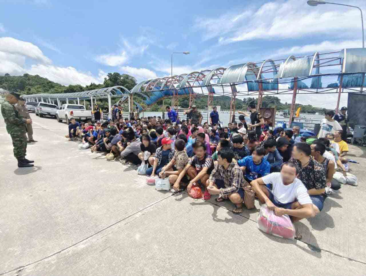 ထိုင်းတွင် ပြစ်ဒဏ်ကျပြီး ပြန်လွတ်လာသူများကို ကော့သောင်းရဲတပ်ဖွဲ့က နိုင်ငံရေးပြစ်မှု ရှိ၊ မရှိ ထပ်စစ်ဆေး