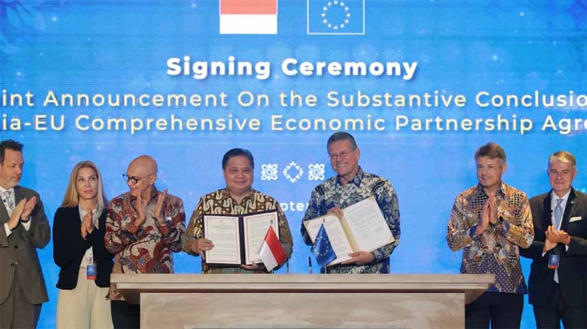 အင်ဒိုနီးရှားနှင့် အီးယူတို့ ကုန်သွယ်ရေးသဘောတူညီချက် အပြီးသတ်