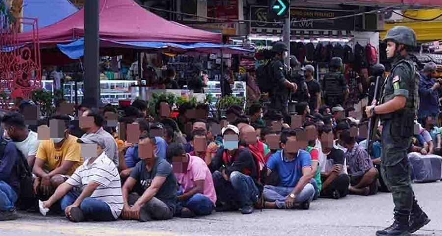 မလေးရှားတွင် မြန်မာ အပါအဝင် တရားမဝင်နိုင်ငံခြားသား ၆၆၂ ဦး ဖမ်းဆီးခံရ