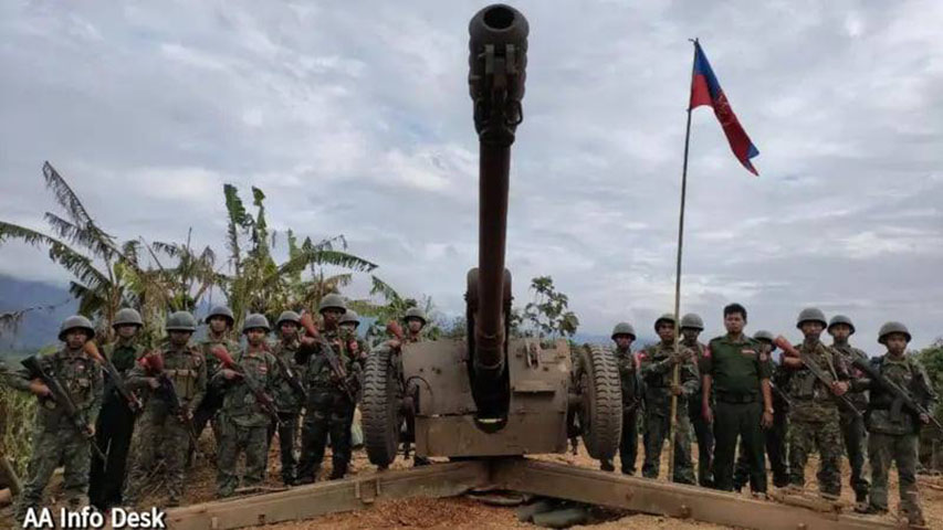 နတ်ရေကန် ဗျူဟာအနီးရှိ ဂုတ်ကြီးစခန်းကို AA နှင့်ပူးပေါင်းတပ်များ သိမ်းပိုက်