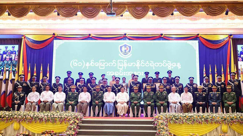 နောင်တက်လာမည့် အစိုးရသစ်နှင့် ရဲတပ်ဖွဲ့ဝင်များ လက်တွဲလုပ်ဆောင်ရန် စစ်ခေါင်းဆောင်ပြော