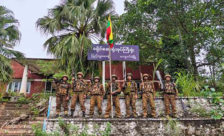 ကျောက်မဲကို စစ်ကောင်စီလက်အောက်ခံ ဌာနဆိုင်ရာများ ဝင်ရောက်လာ၊ စစ်ရှောင်များကို ဝင်ခွင့်မပြုသေး