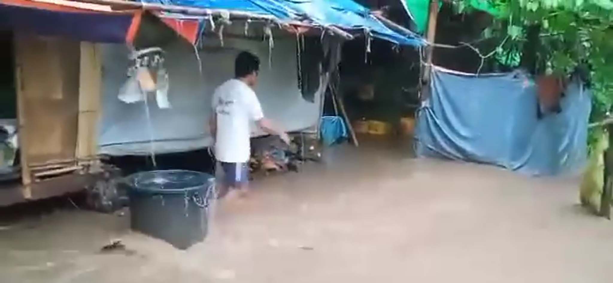 ဒီးမော့ဆို စစ်ရှောင်စခန်း ရေမြုပ်နေ