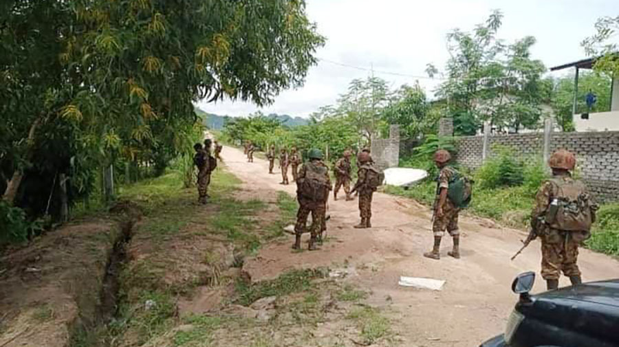 လေးကေ့ကော်မြို့သစ်က နယ်မြေအချို့ကို စစ်ကောင်စီတပ် သိမ်းပိုက်