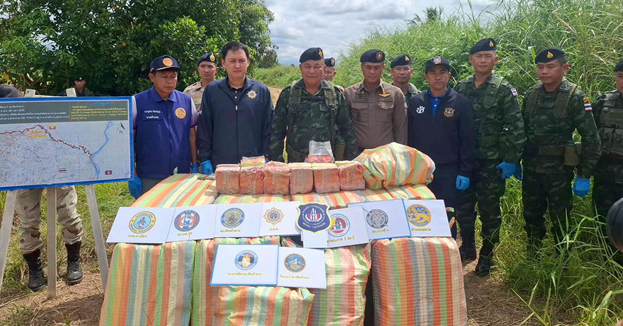 ထိုင်းစစ်တပ်နှင့် မူးယစ်ဆေးသယ်အဖွဲ့ ပစ်ခတ်မှုဖြစ်၊ အိုက်စ် ၂၄၅ ကီလိုဂရမ် ဖမ်းမိ 