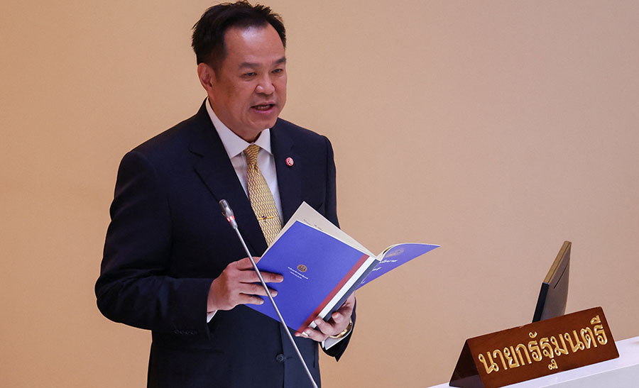 ထိုင်း-ကမ္ဘောဒီးယား ငြိမ်းချမ်းရေး အချက် ၄ ချက်ကို အခြေခံရန် ဝန်ကြီးချုပ်အနုထင်း တောင်းဆို