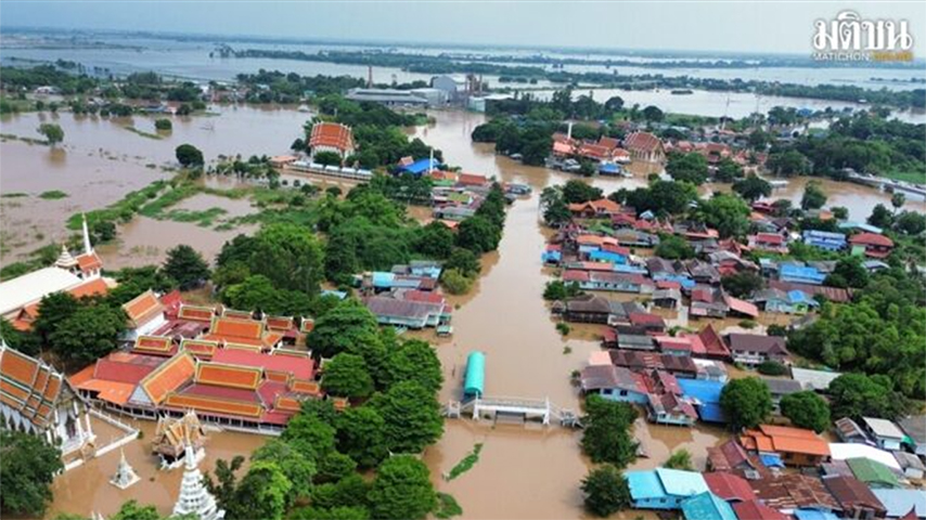 ထိုင်းနိုင်ငံ အယုဒ္ဓယအပါအဝင်  ၁၅ ခရိုင်၌ ရေကြီးပြီး လူ ၁၀ ဦးသေဆုံး