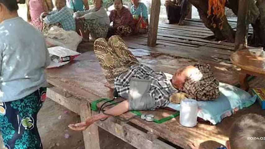 ဝက်လက်မြို့နယ် ရွာသာကြီးကျေးရွာ စစ်ဘေးရှောင်များ အကူအညီလိုအပ်