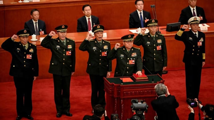 တရုတ်ထိပ်တန်း စစ်ခေါင်းဆောင် ၂ ဦး အကျင့်ပျက်ခြစားမှုဖြင့် ရာထူးက ဖယ်ရှားခံရ  