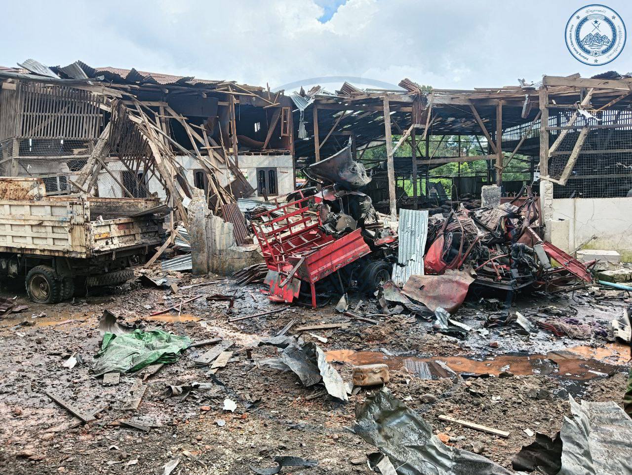 မိုင်းငေါ့၊ နမ့်ဆန်၊ မန်တုံနှင့် မိုးကုတ်ကို စစ်တပ်က ဗုံးကြဲတိုက်ခိုက်