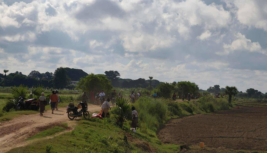 မြောင်မြို့နယ်၌ စစ်တပ် လက်နက်ကြီးပစ်ခတ်သဖြင့် အရပ်သား ၃ ဦး ဒဏ်ရာရ