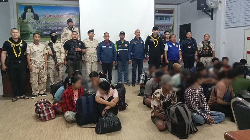 တာ့ခ်ခရိုင်တွင် တရားမဝင်မြန်မာလုပ်သား ၃၁ ဦး ဖမ်းဆီးခံရ 