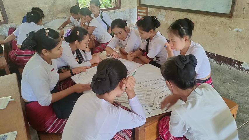 ကော်သူးလေး ဆရာ၊ ဆရာမများကို ထောက်ပံ့ကြေးပေးရန် အခက်အခဲကြုံနေ