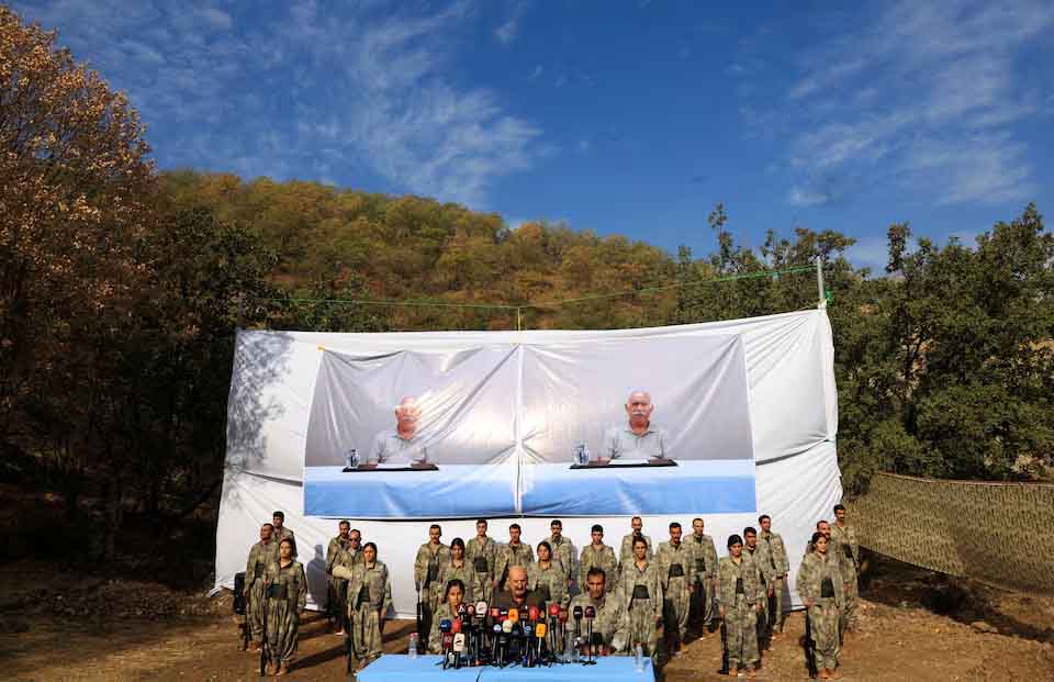 PKK စစ်သွေးကြွအဖွဲ့ တူရကီမှ ဆုတ်ခွာမည်