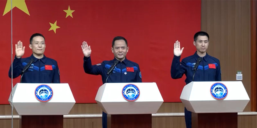 တရုတ်အာကာသစခန်းကို အငယ်ဆုံးယာဉ်မှူးနှင့် ကြွက် ၄ ကောင် စေလွှတ်မည်
