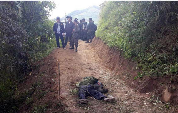 ထိုင္း-ျမန္မာနယ္စပ္တြင္ မူးယစ္ကုန္သည္ႏွင့္ ထိုင္းတပ္ဖြဲ႔ ပစ္ခတ္၊ ၁ ဦးေသဆံုး