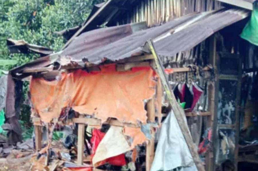 ဖားကန့်တွင် စစ်တပ် ဗုံးကြဲမှုကြောင့် မိခင်သေဆုံးပြီး ကလေးငယ် ဒဏ်ရာရ