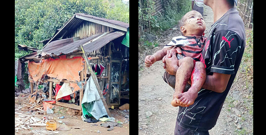 ဖားကန့်တွင် လေကြောင်းတိုက်ခိုက်မှုကြောင့် အမျိုးသမီး ၁ ဦးသေဆုံး၊ ကလေး ၁ ဦး ဒဏ်ရာရ