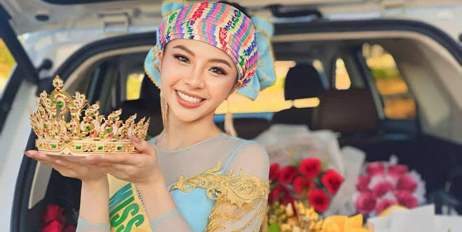 နမ့်ခမ်း ရှမ်းစာပေနှင့်ယဉ်ကျေးမှုအသင်းက  အလှမယ် JK Sophia ကို ဂုဏ်ပြု (ဓာတ်ပုံ) 