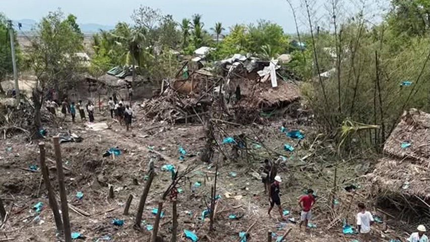 ရသေ့တောင်ကို စစ်ကောင်စီ ဗုံးကြဲ၊ အရပ်သား ၃ ဦး သေဆုံး
