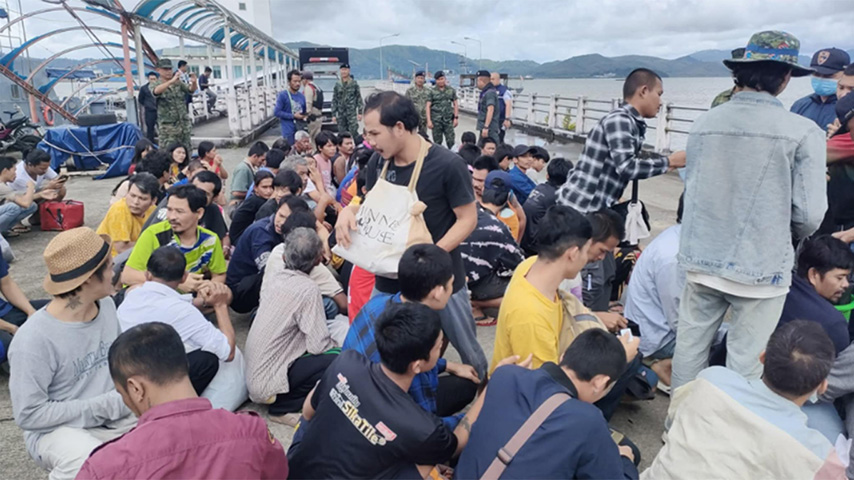 ကော့သောင်းမြို့၌  ၂ ပတ်အတွင်း အမျိုးသား ၁၀၀ ကျော် စစ်သားစုဆောင်းခံရ 