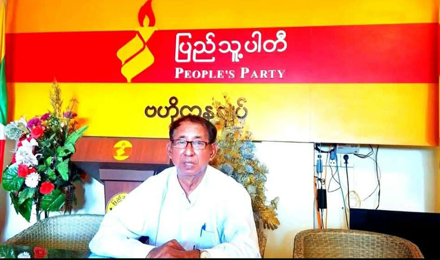 တော်လှန်ရေးစကားလုံး သုံးခဲ့သဖြင့် ပြည်သူ့ပါတီကိုယ်စားလှယ်လောင်းကို စစ်တပ်က အရေးယူရန် ပြင်ဆင်