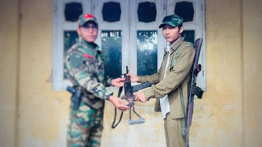 ရေစကြိုတွင် စစ်သား ၁ ဦး လက်နက်ဖြင့် အလင်းဝင်