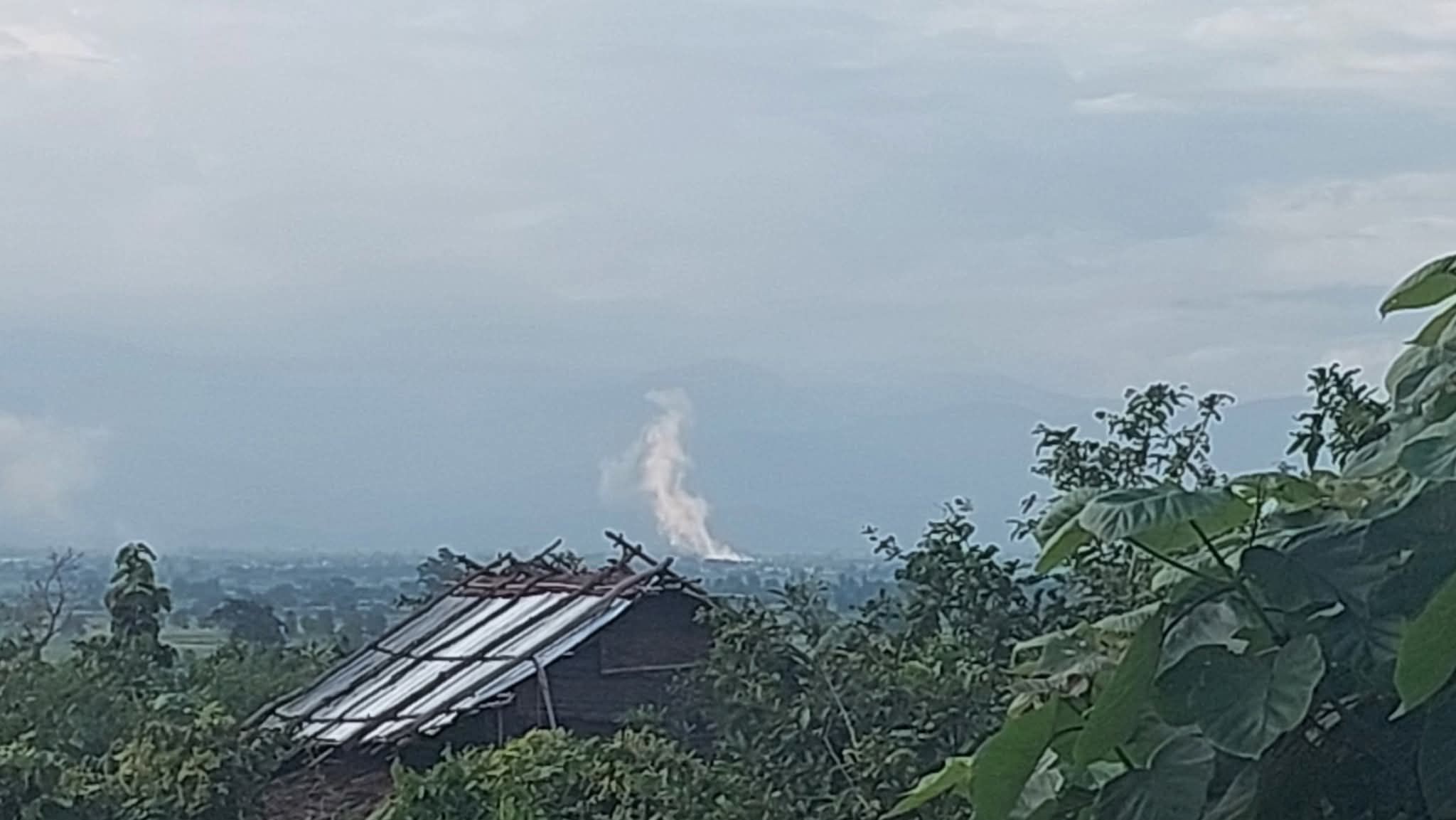 ကလေးနှင့် ဂန့်ဂေါမြို့နယ်တို့၌ စစ်တပ်က ဗုံးဆက်တိုက်ကြဲနေ