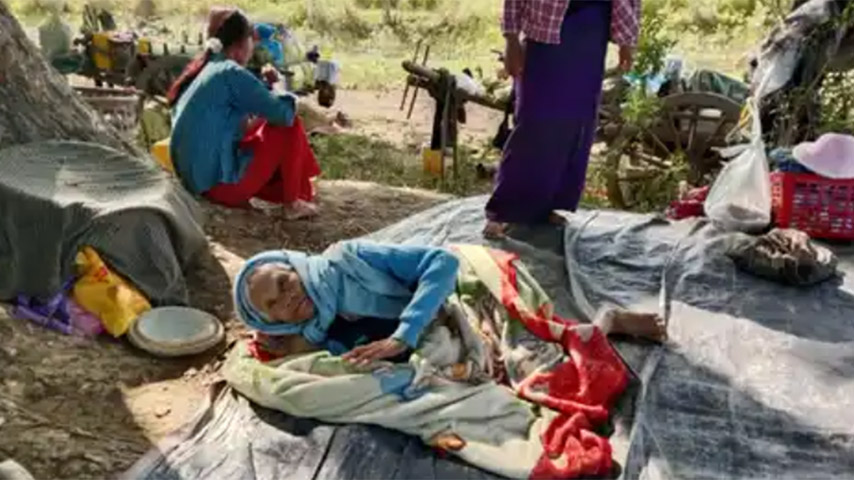 မြိုင်မြို့နယ်တွင် စစ်ဘေးရှောင် သက်ကြီးရွယ်အို ၃ ဦး အအေးမိပြီး သေဆုံး